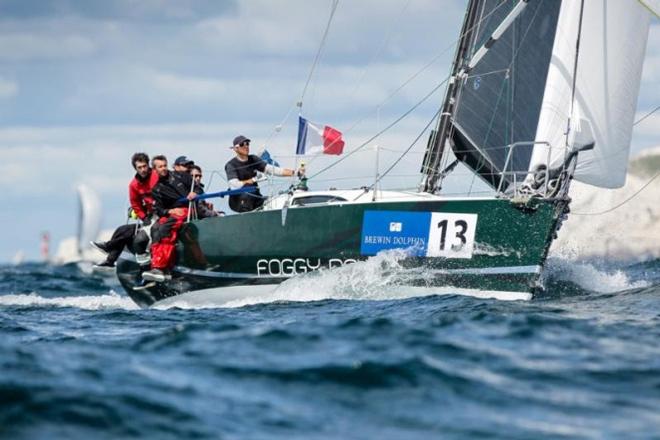 The stand-out boat in Class 2 and across the entire fleet is Noel Racine's JPK 1010 Foggy Dew (France White) - Brewin Dolphin Commodores' Cup - 29 July, 2016 ©  Paul Wyeth / RORC